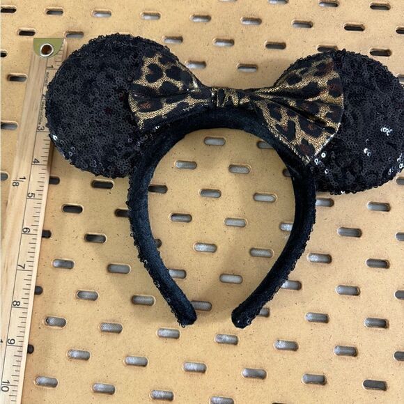 Disney Parks sequin Classic Bow Minnie Mouse sets of 2 Hair HeadBands - Picture 11 of 14